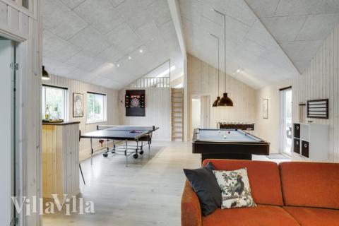 Aktivitätsraum im Luxusferienhaus Nr. 469 mit 8 Schlafzimmern und Platz für 22 Gäste.