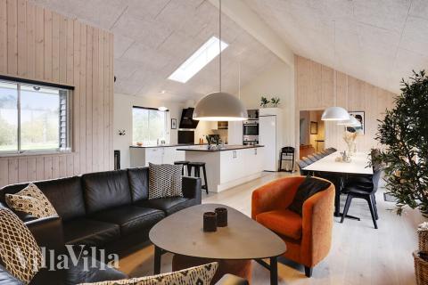 Die Couchecke im Luxusferienhaus Nr. 469 in Lolland/Falster/Mön.