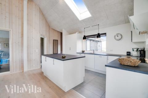 Die Küche im Luxusferienhaus Nr. 478 ist gut eingerichtet.