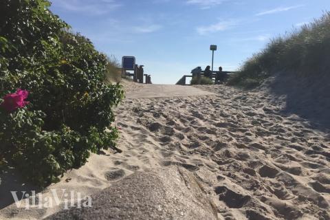 Der Strand in der Nähe von Luxusferienhaus Nr. 479.