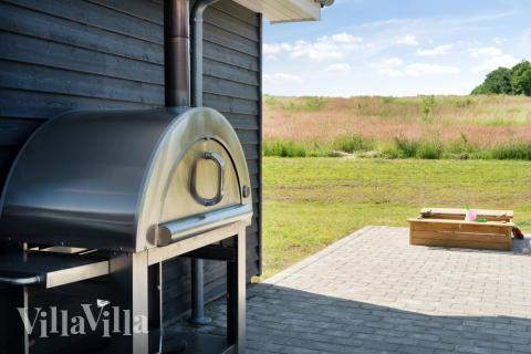 Große Terrasse am Luxusferienhaus Nr. 480 in Ostjütland.