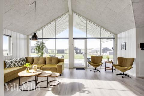 In der Sofalandschaft des Ferienhauses Nr. 489 kann man es richtig gemütlich machen.