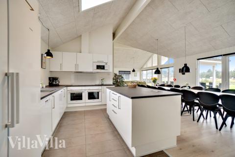 Die Küche im Luxusferienhaus Nr. 484 ist gut eingerichtet.