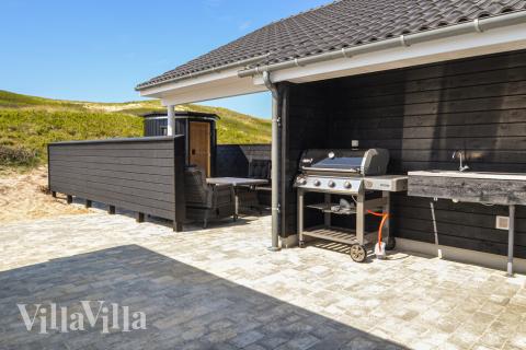 Das Luxusferienhaus Nr. 486 hat eine tolle Terrasse, die mit hochwertigen Gartenmöbeln für 20 Personen ausgestattet ist.