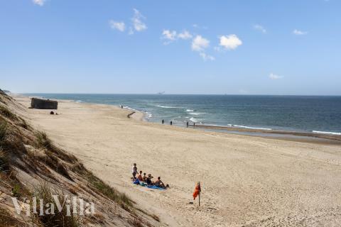 Der Strand in der Nähe von Luxusferienhaus Nr. 486.