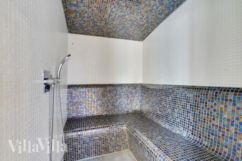 Das Luxusferienhaus Nr. 486 ist unter anderem mit einer schönen Sauna ausgestattet.