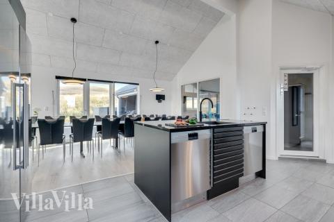 Die Küche im Luxusferienhaus Nr. 486 ist gut eingerichtet.