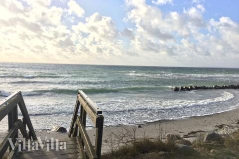 Der herrliche Strand in der Nähe von Luxusferienhaus Nr. 490 bei Lolland/Falster/Mön.
