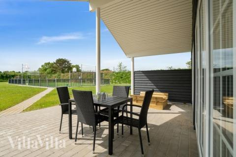 Große Terrasse am Luxusferienhaus Nr. 500 in Nordjütland.