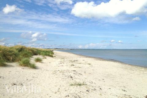 Der herrliche Strand in der Nähe von Luxusferienhaus Nr. 500 bei Nordjütland.