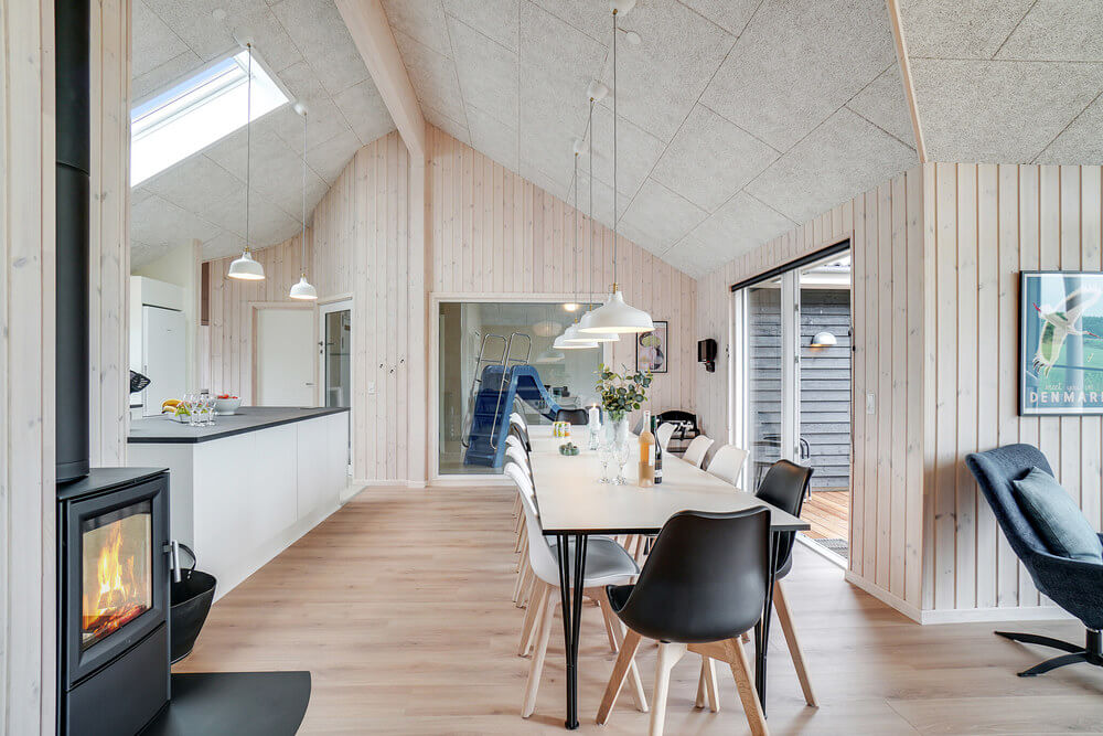Das Luxusferienhaus Nr. 501 hat einen wunderschönen Aufenthaltsraum.