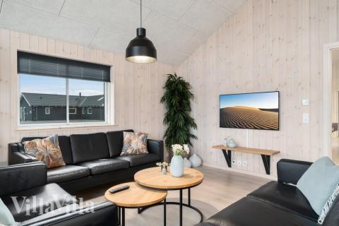 Die Couchecke im Luxusferienhaus Nr. 726 in Deutschland.