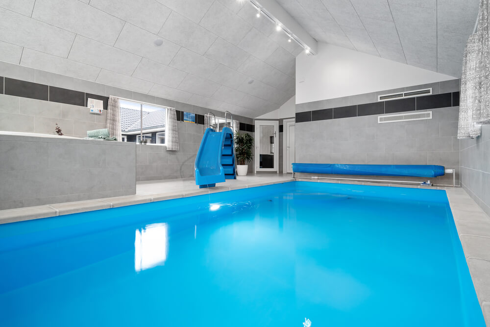 Der schicke Pool im Luxusferienhaus Nr. 730 für 24 Personen