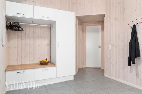 Der geräumige Eingangsbereich im Luxusferienhaus Nr. 727 in Deutschland