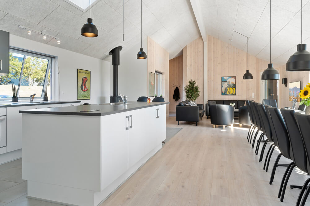 Aufenthaltsraum mit Platz für 24 im Luxusferienhaus Nr. 729.