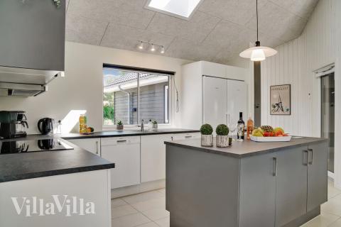 Die Küche im Luxusferienhaus Nr. 503 ist gut eingerichtet.