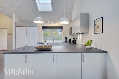 Die Küche im Luxusferienhaus Nr. 511 ist gut eingerichtet.