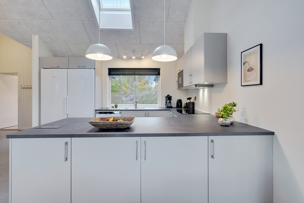 Die Küche im Luxusferienhaus Nr. 511 ist gut eingerichtet.