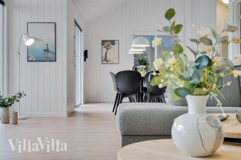 In der Sofalandschaft des Ferienhauses Nr. 511 kann man es richtig gemütlich machen.