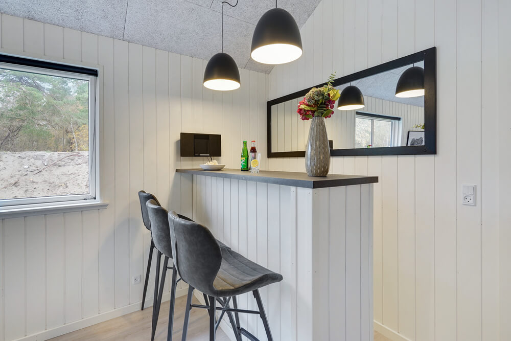 Das Ferienhaus 509 ist mit eigener Bar ausgestattet