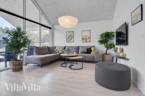 Die Couchecke im Luxusferienhaus Nr. 509 in Lolland/Falster/Mön.