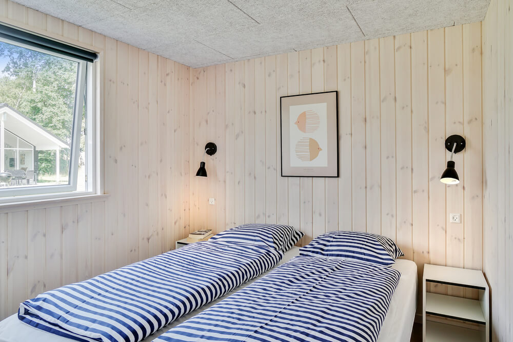 Eines der 5 Schlafzimmer im Luxusferienhaus Nr. 515