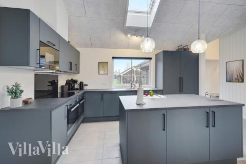 Die Küche im Luxusferienhaus Nr. 517 ist gut eingerichtet.