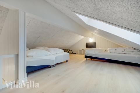 Eines der 7 Schlafzimmer im Luxusferienhaus Nr. 507