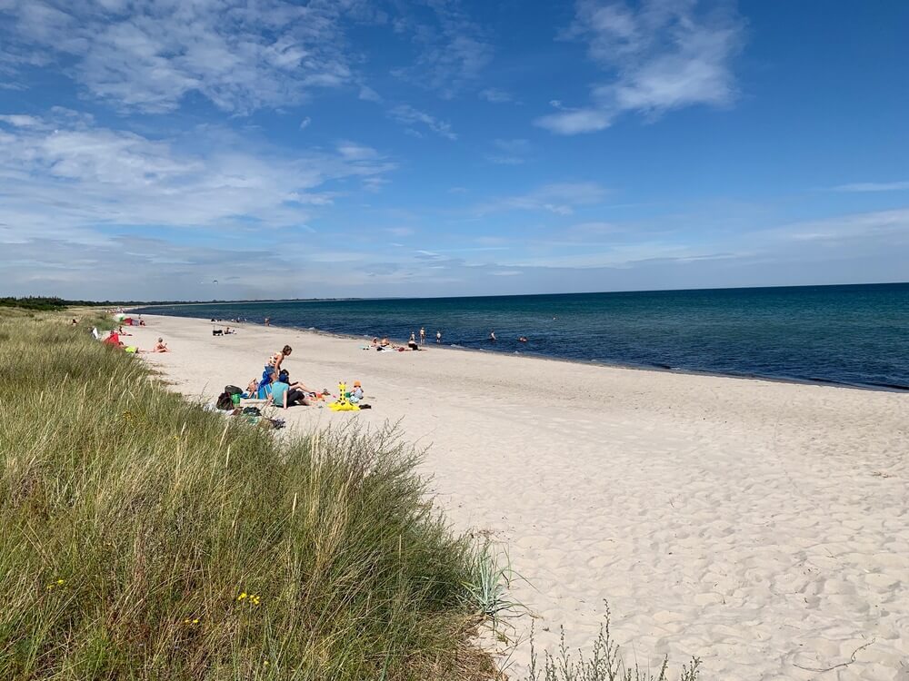 Der Strand in der Nähe von Luxusferienhaus Nr. 506.