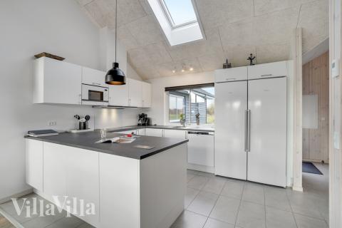 Die Küche in dem Luxusferienhaus Nr. 522 ist so gut ausgestattet, dass man problemlos Mahlzeiten für 14 Personen zubereiten kann.