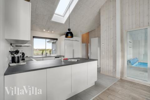 Die Küche im Luxusferienhaus Nr. 522 ist gut eingerichtet.