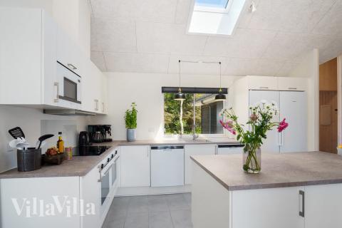 Die Küche im Luxusferienhaus Nr. 498 ist gut eingerichtet.