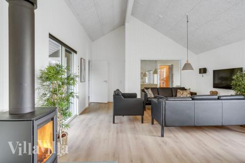 In der Sofalandschaft des Ferienhauses Nr. 496 kann man es richtig gemütlich machen.