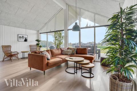 Das Wohnzimmer im Luxusferienhaus Nr. 496.