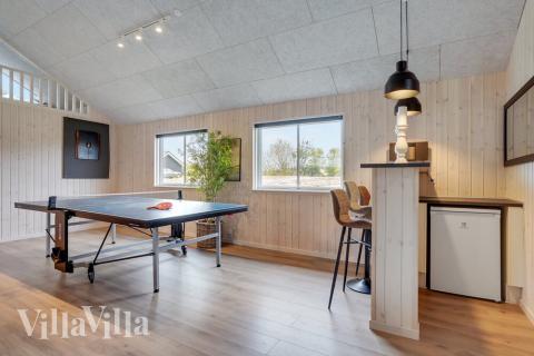 Veranstaltet ein Turnier im Aktivitätsraum, wenn ihr das Ferienhaus Nr. 508 in Südjütland besucht.