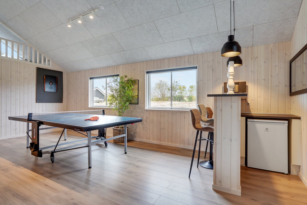 Veranstaltet ein Turnier im Aktivitätsraum, wenn ihr das Ferienhaus Nr. 508 in Südjütland besucht.