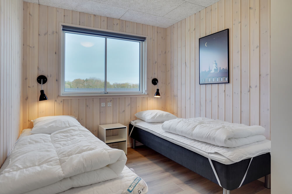Eines der 8 Schlafzimmer im Luxusferienhaus Nr. 508