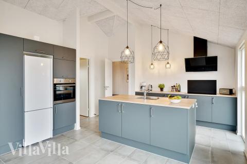 Die Küche im Luxusferienhaus Nr. 514 ist gut eingerichtet.