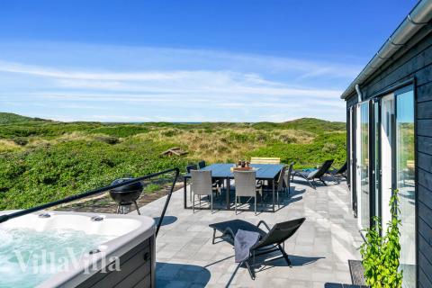 Das Luxusferienhaus Nr. 514 hat eine tolle Terrasse, die mit hochwertigen Gartenmöbeln für 10 Personen ausgestattet ist.