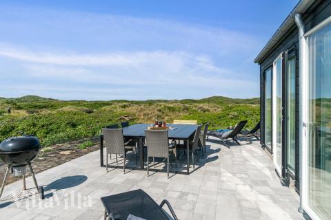 Auf der Terrasse des Ferienhauses Nr. 514 ist Platz für 10 Personen.