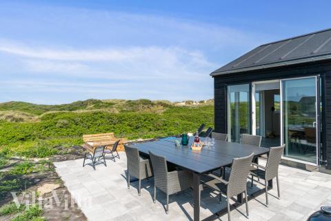 Große Terrasse am Luxusferienhaus Nr. 514 in Nordjütland.