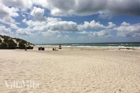 Der Strand in der Nähe von Luxusferienhaus Nr. 518.