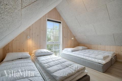 Einige der 14 Schlafgelegenheiten befinden sich im Luxusferienhaus Nr. 518 auf dem ausgebauten Dachboden