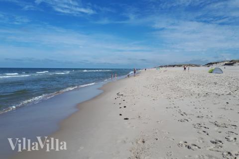 Der Strand in der Nähe von Luxusferienhaus Nr. 528.