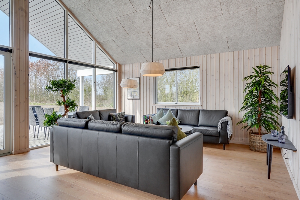 Das Wohnzimmer im Luxusferienhaus Nr. 488.