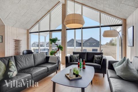 In der Sofalandschaft des Ferienhauses Nr. 488 kann man es richtig gemütlich machen.