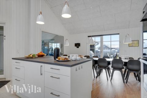 Die Küche im Luxusferienhaus Nr. 520 ist gut eingerichtet.