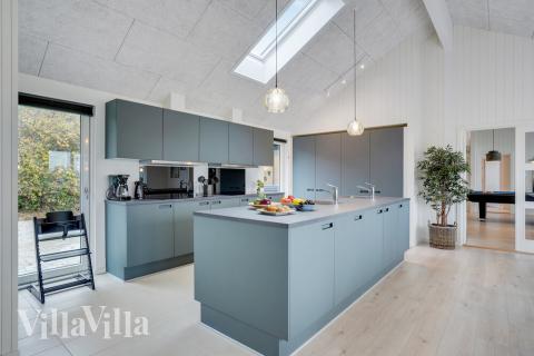 Die Küche im Luxusferienhaus Nr. 530 ist gut eingerichtet.