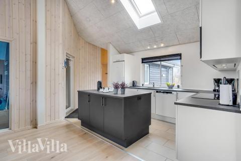 Die Küche in dem Luxusferienhaus Nr. 527 ist so gut ausgestattet, dass man problemlos Mahlzeiten für 16 Personen zubereiten kann.