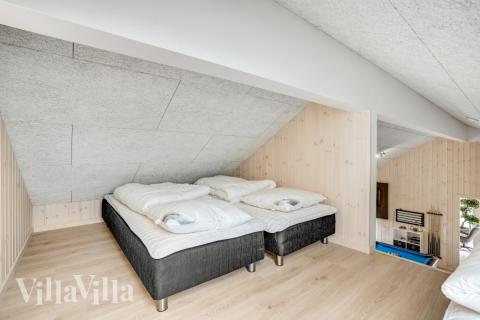 Einige der 16 Schlafgelegenheiten befinden sich im Luxusferienhaus Nr. 527 auf dem ausgebauten Dachboden